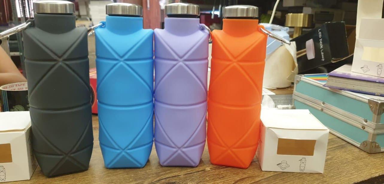 Silicone foldable water bottle